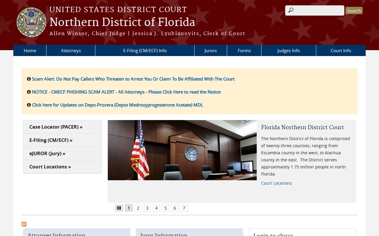 Suwannee County federal criminal court record source