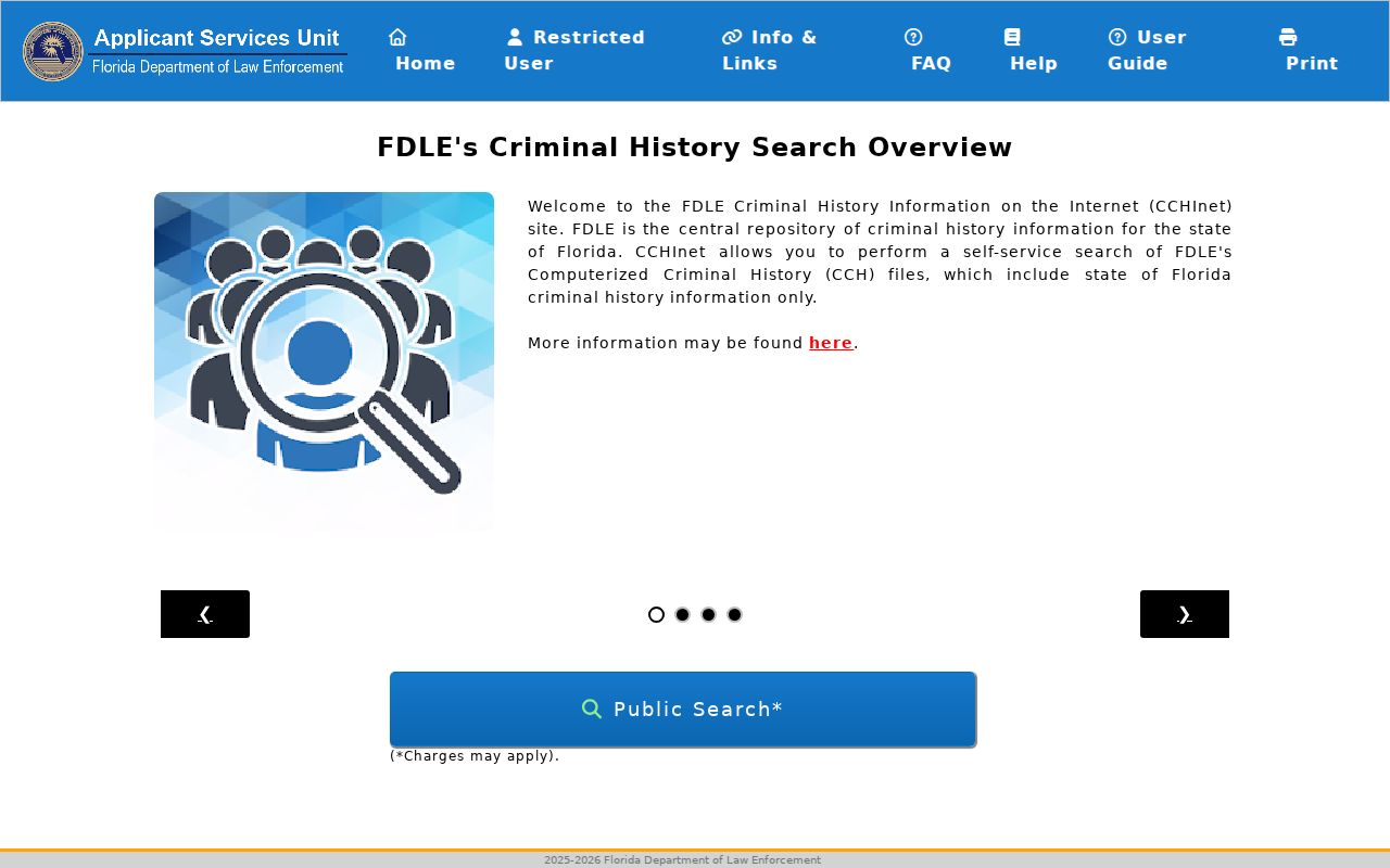 Suwannee County criminal history FDLE official search